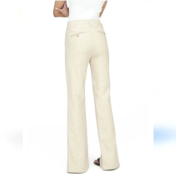 NWT ANINE BING | $310 Houndstooth Virgin Wool Pants - Picture 2 of 9